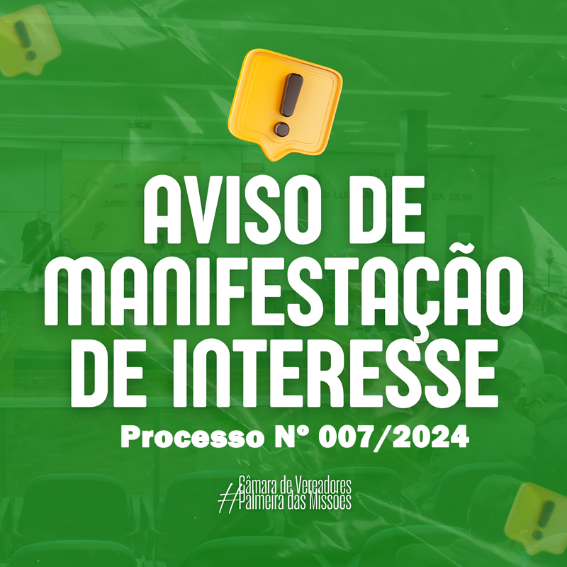 Aviso de Manifestação de Interesse