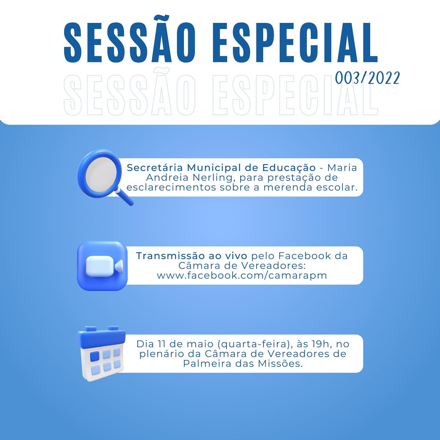 Sessão Especial nº 003/2022