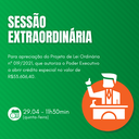 Sessão Extraordinária nº 003/2021